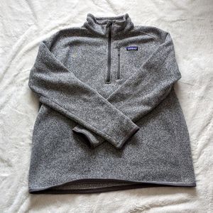 Patagonia Men's Quarter Zip Gray Pullover